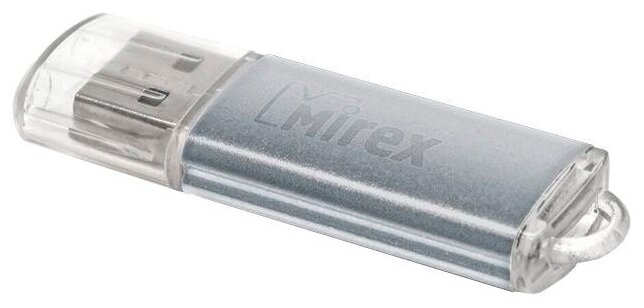 Флешка Mirex 4GB Mirex Unit, USB 2.0, Серебро