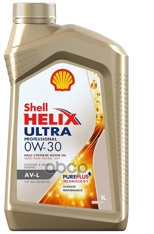 Shell Shell 0w30 (1l) Helix Ultra Professional Av-L_масло Моторное! Синт Acea С3, Vw 507 00, Vw 504 00