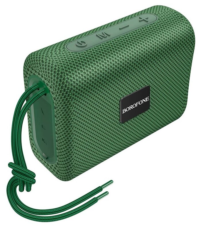 Портативная акустика Borofone BR18 Encourage, 5 Вт, темно-зеленый