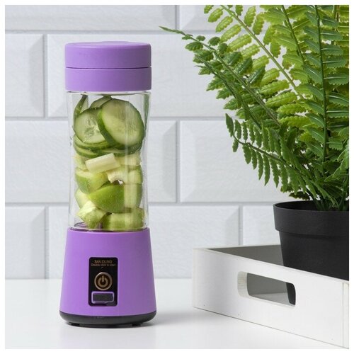 Блендер Luazon LBR-01 портативный 24 Вт 380 мл USB фиолетовый 220800₽