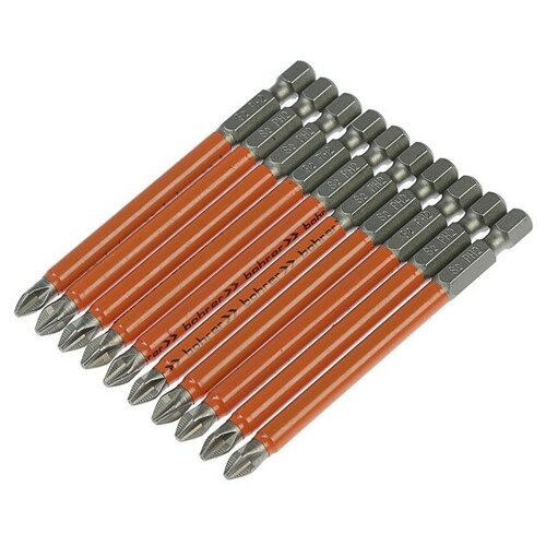 Бита Bohrer Taiwan Type PH2 х 90 мм сталь S2 намагниченная 85₽