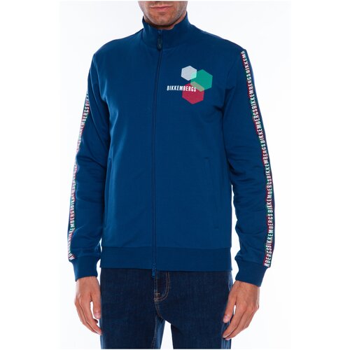 фото Куртка для мужчин, bikkembergs, модель: c308901e2355y48, цвет: синий, размер: m