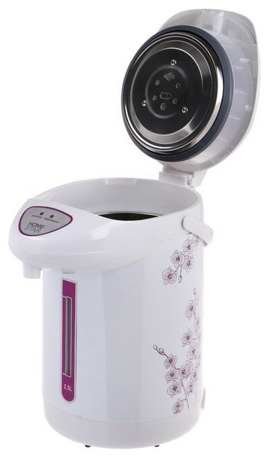 Термопот HOMESTAR HS-5001 "Фиолетовые цветы", 750Вт, 2,5л БИТ - фото №4