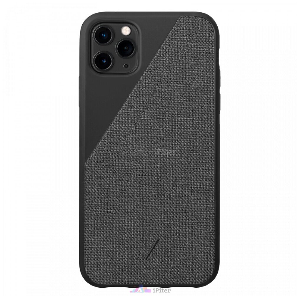Чехол Native Union Clic Canvas для iPhone 11 Pro Max, Чёрный