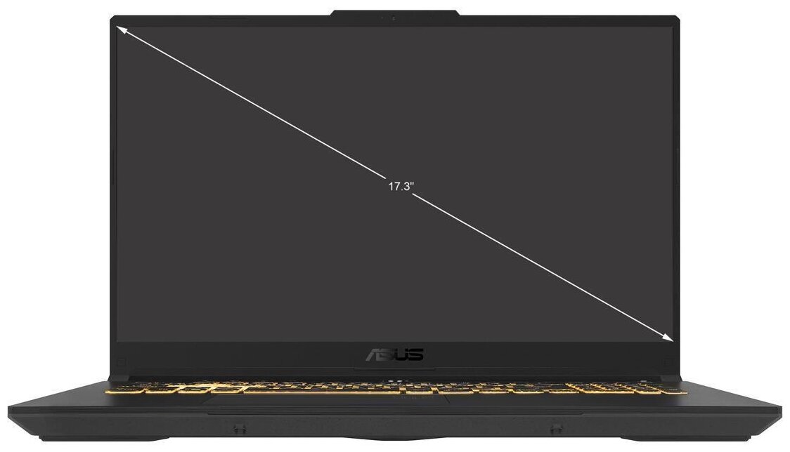 Игровой ноутбук ASUS 173 TUF Gaming F17 FX707ZM-RS74 Mecha Gray Версия США