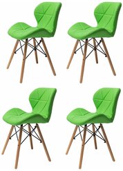 Комплект из четырех стульев SC-026 зеленый
