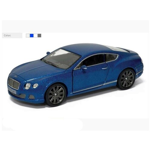 Kinsmart Модель машины Bentley Continental-GT Speed 2012 KT5369W с 3 лет машина bentley continental gt speed 2012 серая металл инерция kinsmart kt5369w kr3