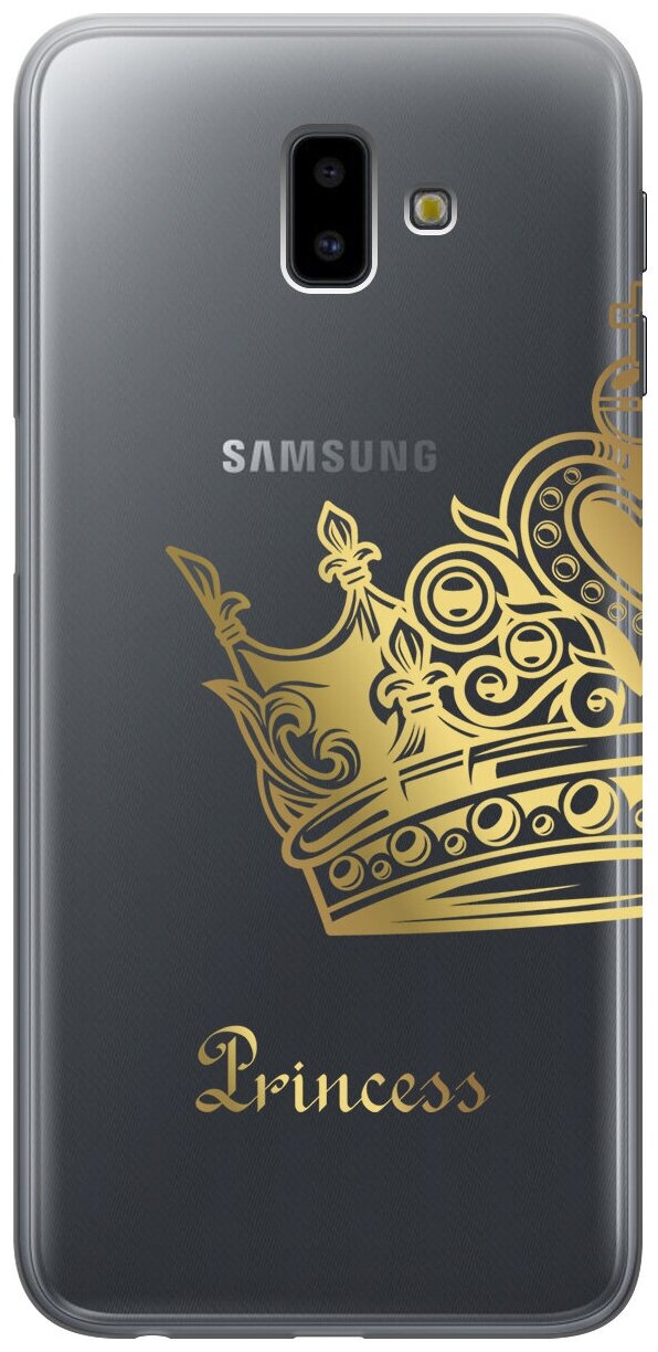 Силиконовый чехол с принтом True Princess для Samsung Galaxy J6+ (2018) / Самсунг Джей 6 плюс