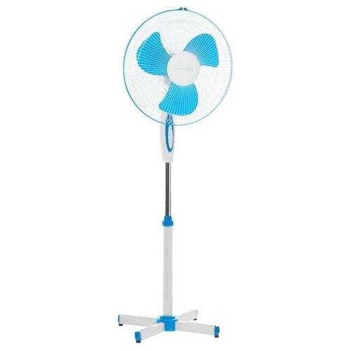 Вентилятор Luazon LOF-01 напольный 45 Вт 3 режима бело-синий 212500₽
