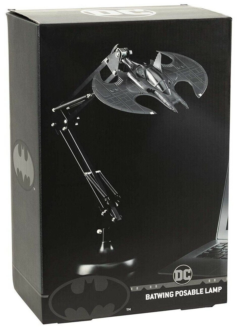 Настольная лампа Paladone DC Batman Batwing Posable Desk Light BDP PP5055BMV2 - фотография № 9