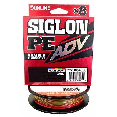 Шнур Sunline Siglon PEx8 ADV 150m d1.5 Multicolor 5C шнур sunline siglon pe adv х8 150m multicolor 2 0 0 242mm 24lb 10 9kg