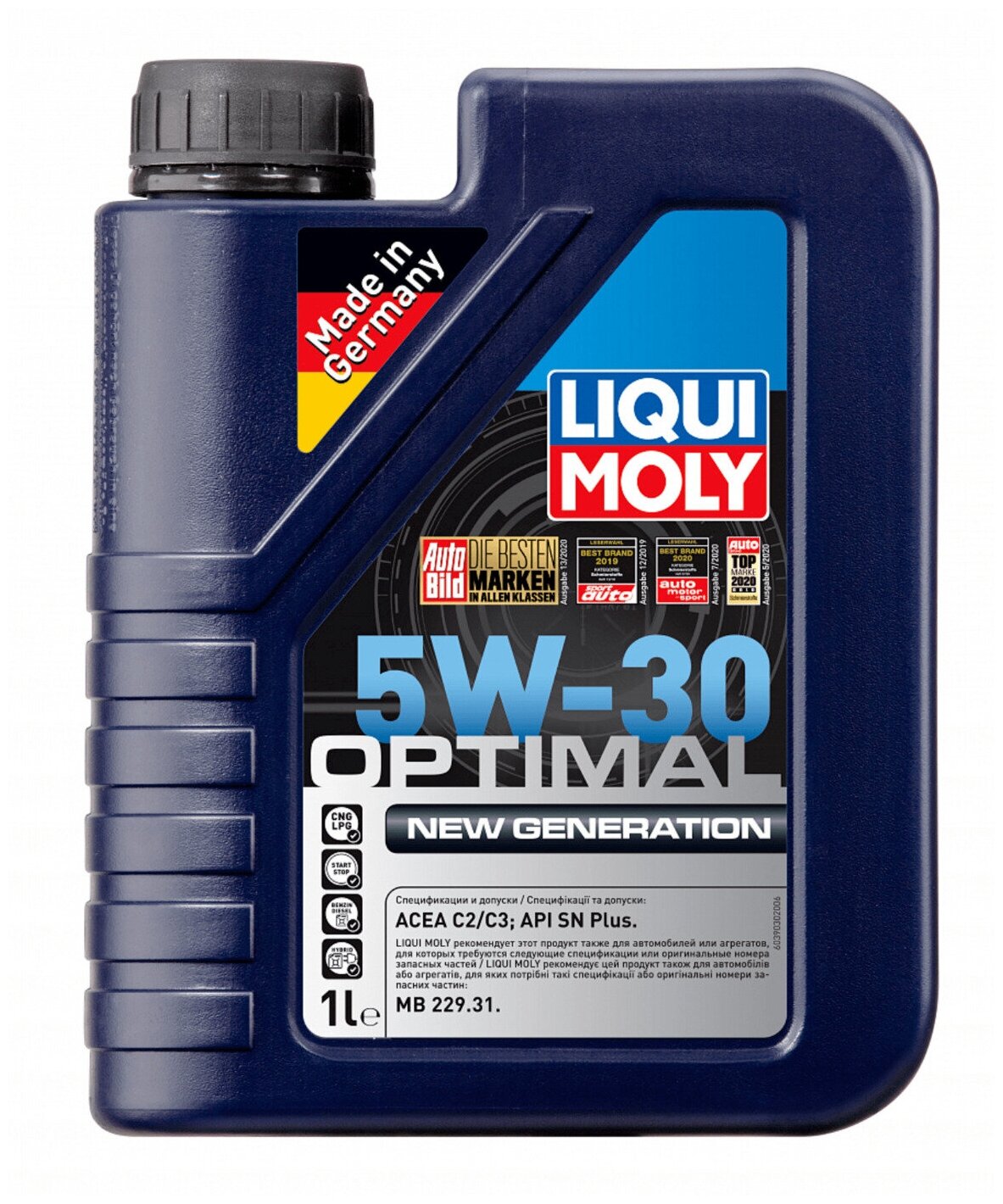 Моторное масло Optimal New Generation 5W-30 1 л LIQUI MOLY 39030