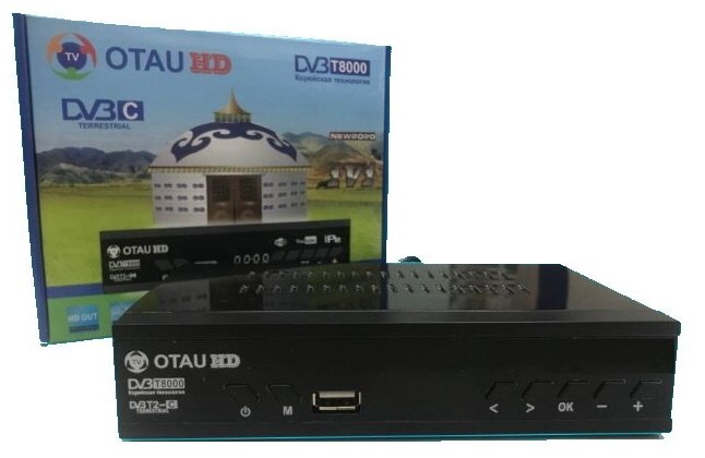 Цифровая телевизионная приставка otau HD DVBT2-C T-8000 / ТВ-тюнер / Ресивер