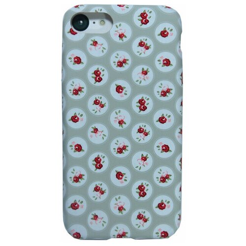 чехол накладка для iphone 7 8 plus becation beetles carbon tpu antishock черный Чехол-накладка для iPhone 7/8 (4.7) HOCO FLOWERY TPU Dots floral