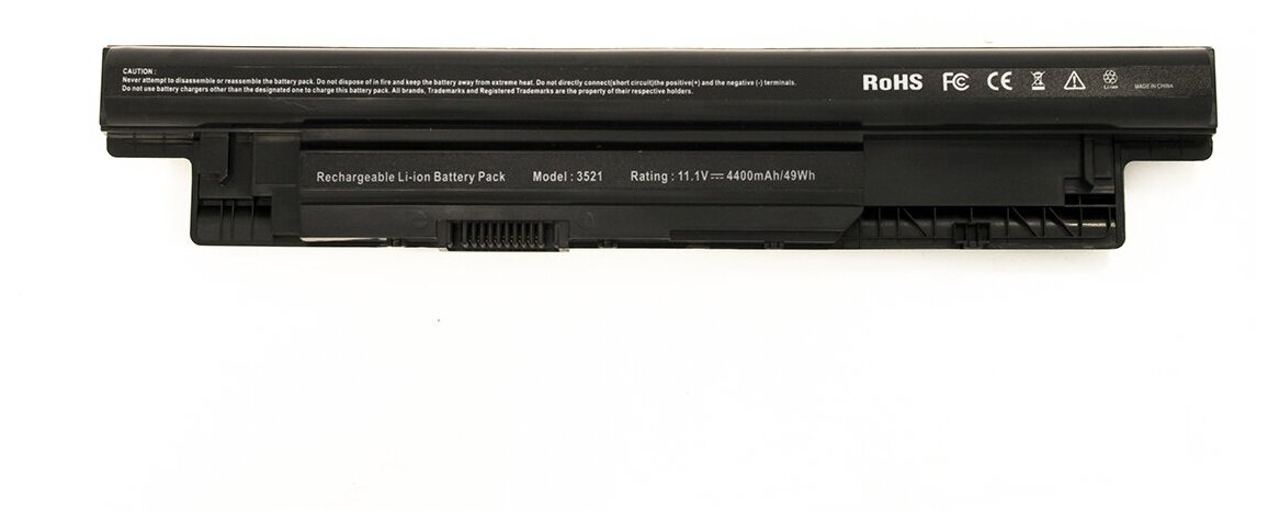 Аккумулятор для ноутбука Dell OEM Inspiron 3521, Latitude 3440, VOSTRO 2421 Series. 11.1V 5200mAh PN: 312-1387, 0MF69, 68DTP - фото №1