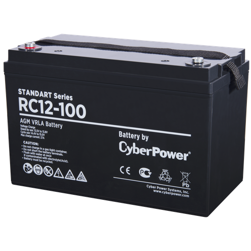 Аккумуляторная батарея CyberPower (RC 12-100) аккумуляторная батарея cyberpower battery rc 12 18