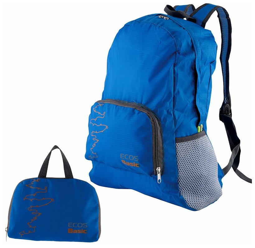 Мультиспортивный рюкзак ECOS Basic, голубой