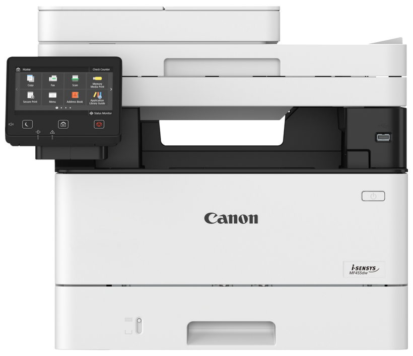 МФУ лазерный Canon i-SENSYS MF455dw (A4, принтер/копир/сканер/факс, 1200dpi, 38ppm, 1Gb, DADF50, Duplex, WiFi, Lan, USB) (5161C006)