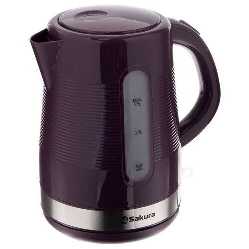 Чайник электрический Sakura SA-2343P пластик 17 л 1850-2200 Вт фиолетовый 253600₽