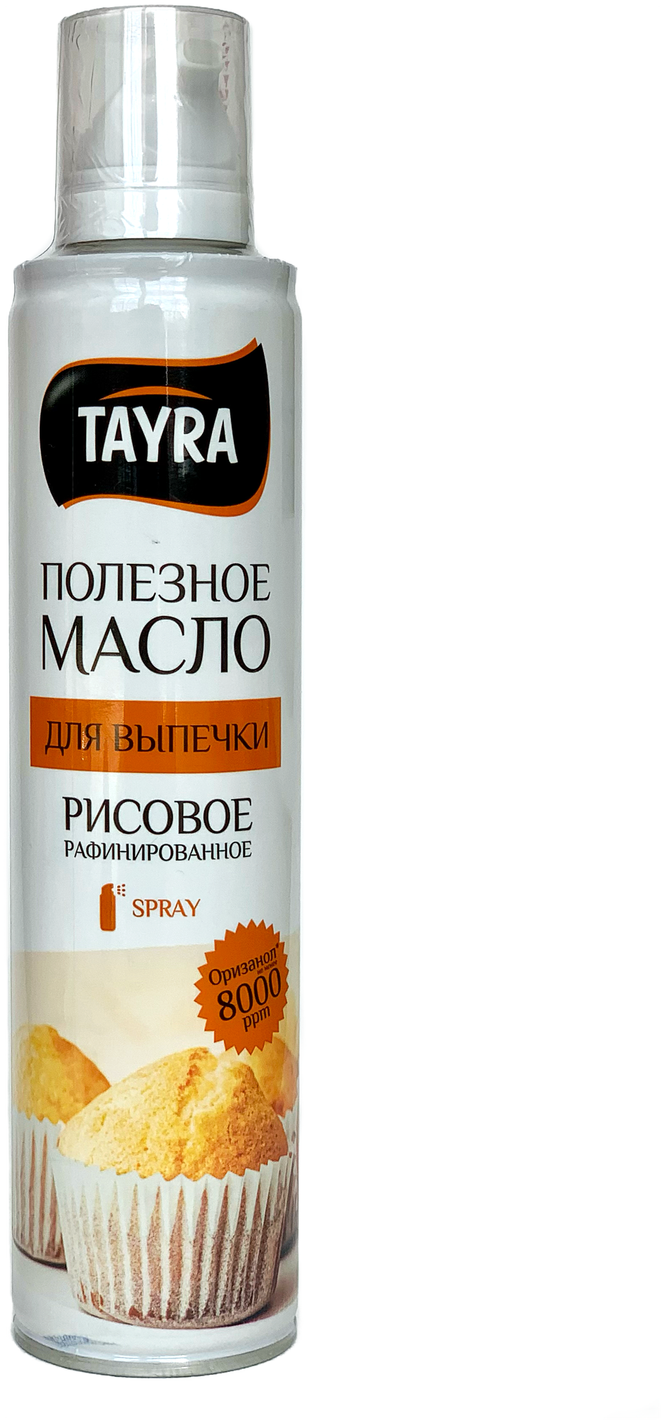 Масло рисовое TAYRA спрей Для выпечки, 0.25 л