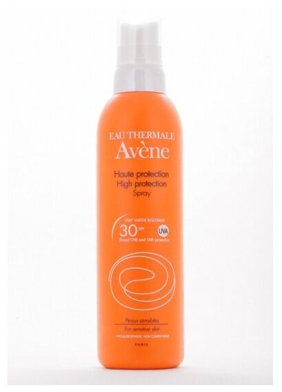 Солнцезащитный спрей Avene Suncare SPF 30, 200 мл.