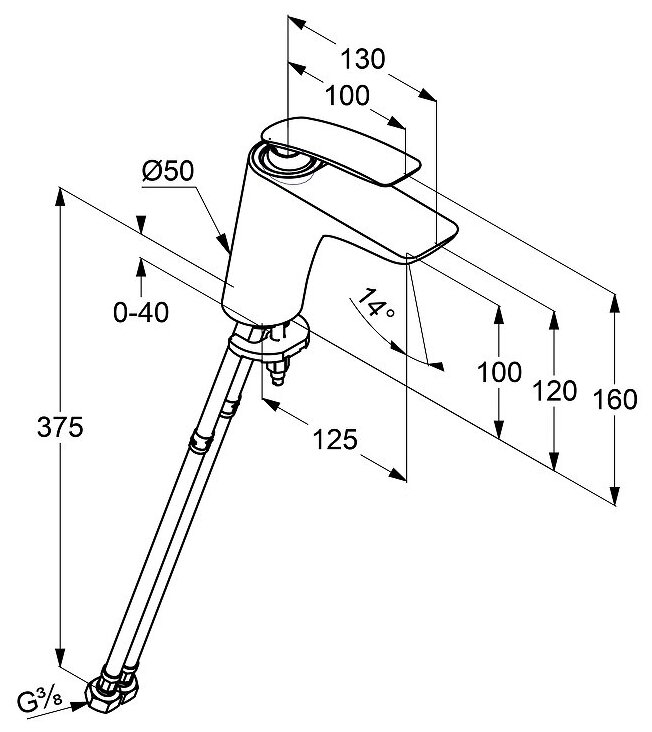 Смеситель для раковины Kludi Balance 520269175 - фотография № 2