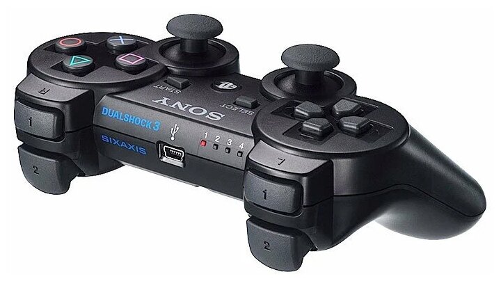 Беспроводной джойстик геймпад MyPads DualShock 3 Wireless Controller для игровой приставки Playstation 3 черный