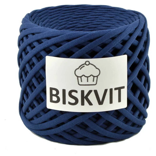 Нить вязальная Biskvit Biskvit, 100 % хлопок, 300 г, 100 м, 1 шт., 311 синий бархат 100 м