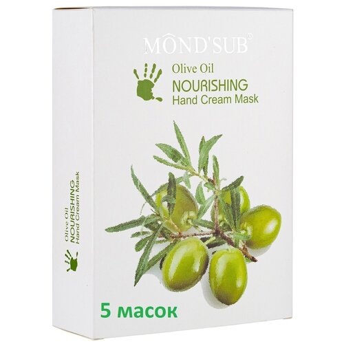 Маска для рук MOND SUB питание и восстановление с маслом оливы 40 гр*5 шт ORIGINAL PRODUCT