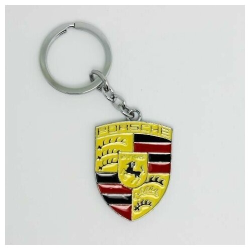 фото Брелок для ключей с логотипом Porsche (Металлический)