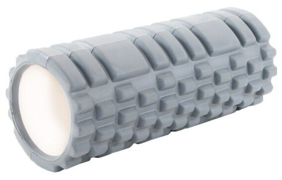 Валик для фитнеса Bradex туба массажный, серый, 33x14 см