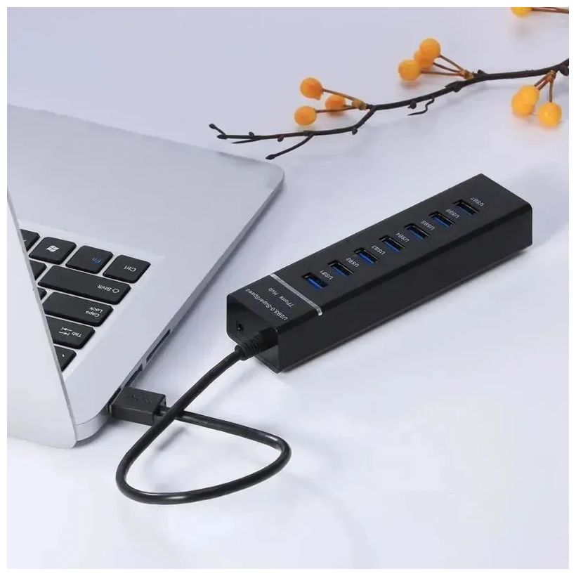 USB Hub разветвитель 7 портов USB 30 5 Гбит/с (USB концентратор)