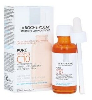 La Roche-Posay Vitamin C10 Serum Антиоксидантная сыворотка для обновления кожи, 30 мл