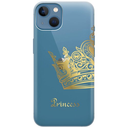 Силиконовый чехол на Apple iPhone 13 Mini / Эпл Айфон 13 мини с рисунком True Princess чехол iphone 13 mini princess calavera black leather