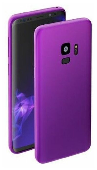 Чехол Deppa Case Silk для Samsung Galaxy S9 фиолетовый металлик