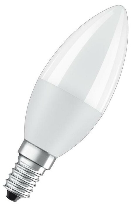 Лампа светодиодная LED Value LVCLB60 7SW/830 свеча матовая E14 230В 10х1 RU OSRAM 4058075578883