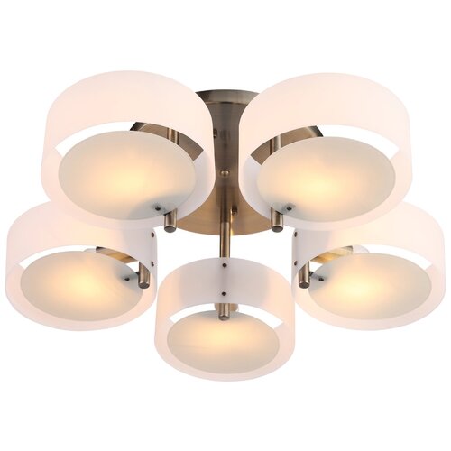 Люстра потолочная Alma Light Хром/Желтый E27 5*60W