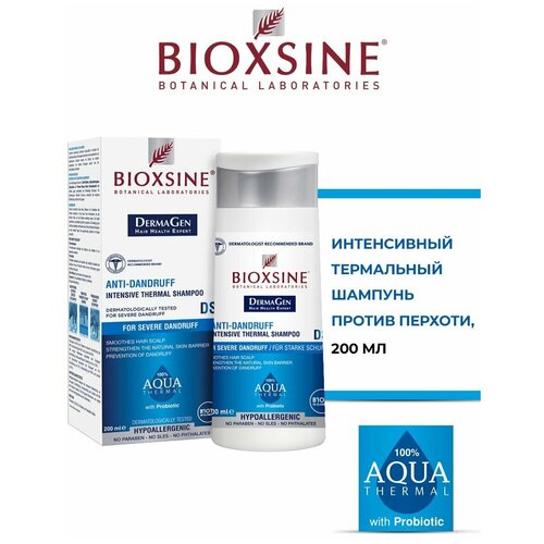 Термальный шампунь биоксин против перхоти Bioxcin Aqua Thermal Anti-Dandruff, 200ml, Biota