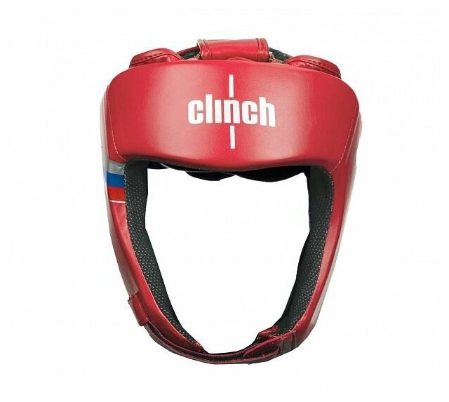 Шлем боксерский Clinch Olimp Dual красный (размер S)
