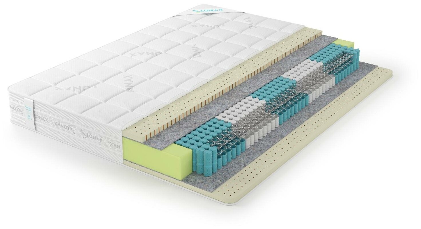 Россия Матрас Lonax Latex S1000 5 Zone 200x205
