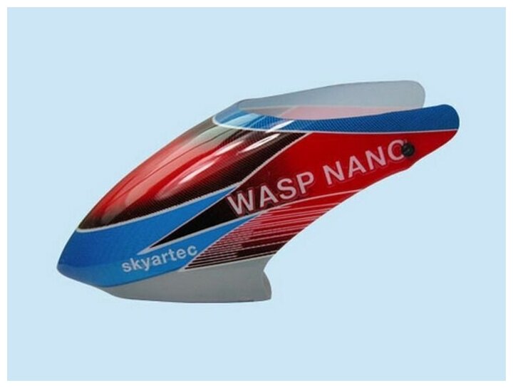 Капот к вертолету WASP100 NANO CP красный Skyartec NANO-028