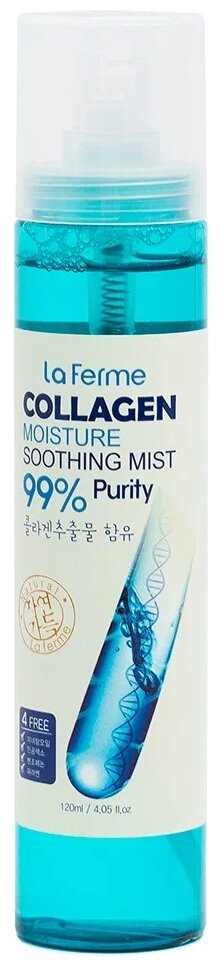 Farmstay Мист  La Ferme Moisture Soothing Collagen, 120 мл