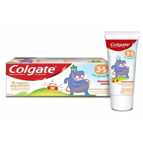 Зубная паста детская 3-5л без фторида Colgate/Колгейт 60мл