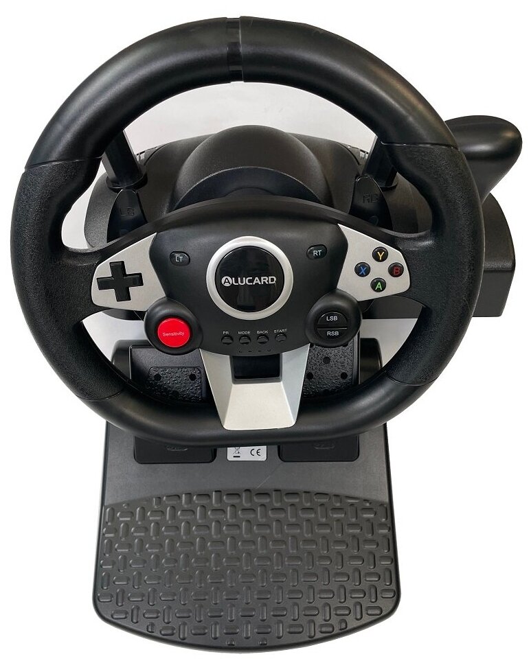 Универсальный игровой гоночный руль с педалямиприставка для консолей для ПК PS3 PS4 Android Xbox One Xbox 360 Nintendo Switch