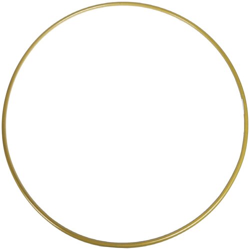 обруч гимнастический стальной d 90 см стандартный 900 г цвет золотой Обруч гимнастический, стальной, диаметр 90 см, стандартный, 900 г, цвет золотой