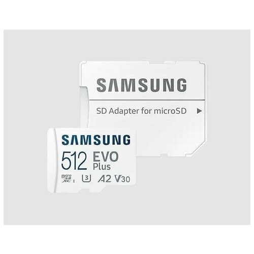 Карта памяти Samsung MicroSDXC Samsung EVO Plus 512GB Белый