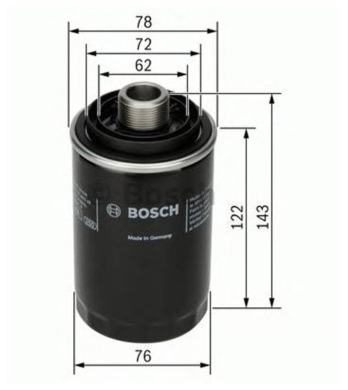 Фильтр масляный Bosch F026407080