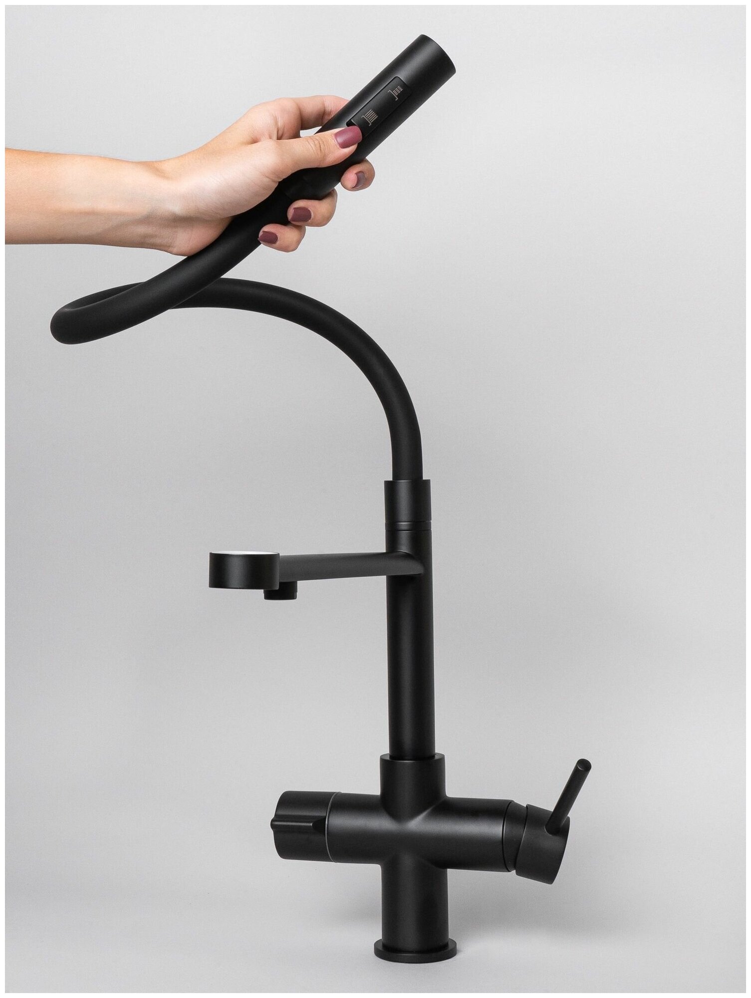 WasserBerg Blume - DB Смеситель кран для кухни с гибким съемным изливом ...