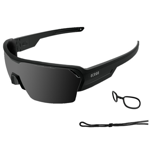 Солнцезащитные очки OCEAN OCEAN Race Matt Black / Grey Polarized lenses, черный