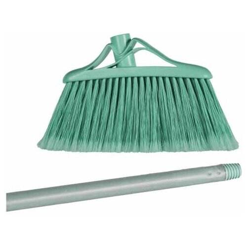 Щетка для пола И углов OCEAN С длинной щетиной И ручкой 120см., 25Х7Х19,7см., (Голубой)